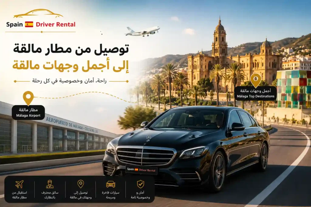 توصيل من مطار مالقة